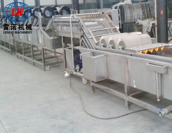 果蔬清洗風(fēng)干流水線